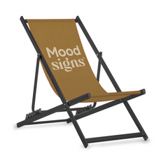 Aluminium ligstoel incl bedrukking