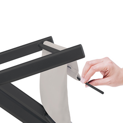 Aluminium ligstoel incl bedrukking