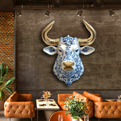 White Porcelain Bull head