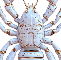 White Golden Scorpion